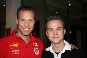 Fußballtraining Bambini Tipps: René Renno mit Dustin Paczulla